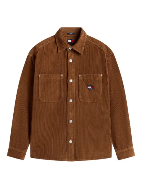 Tommy Jeans chest-pockets corduroy shirt