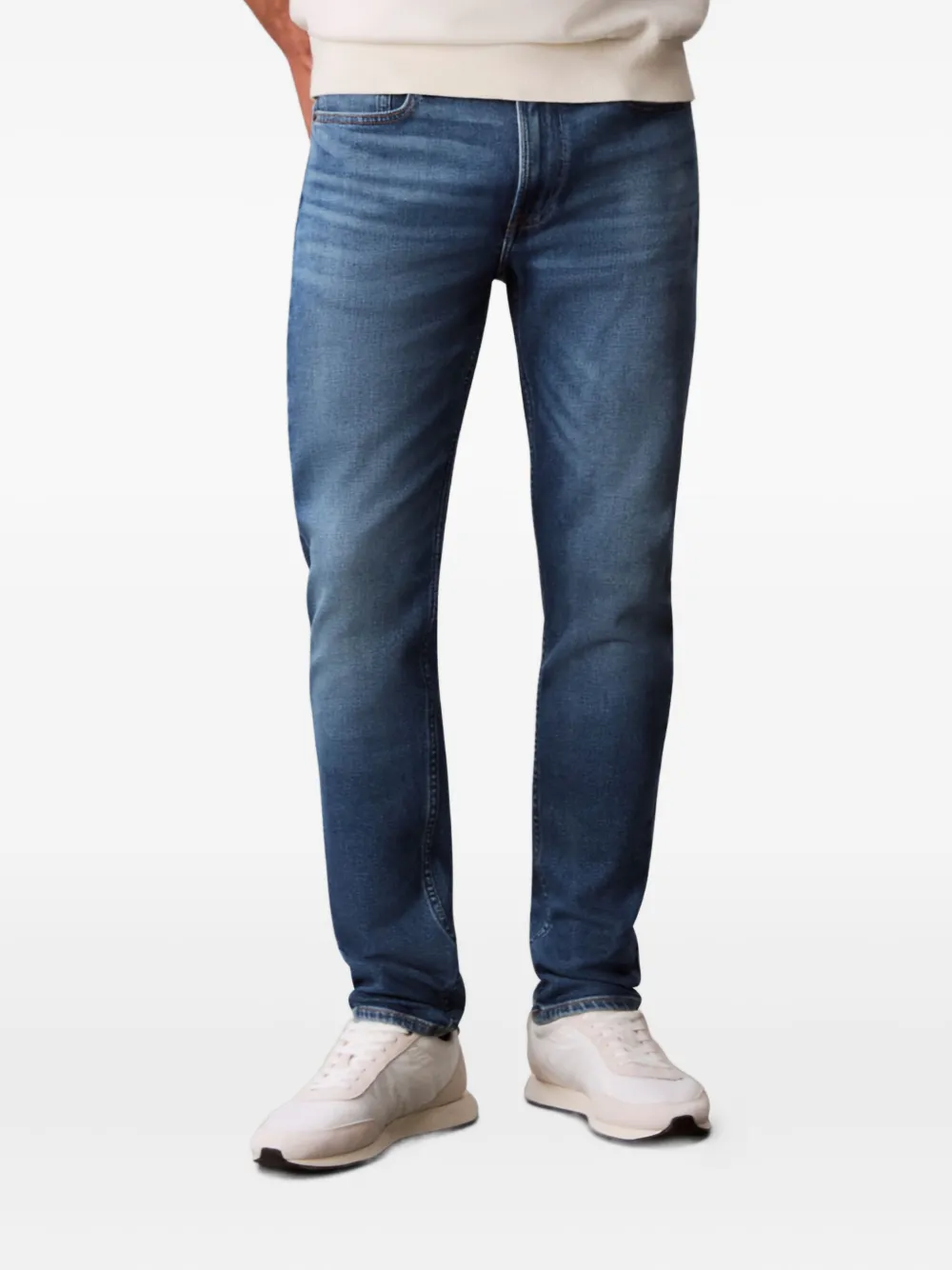 Calvin Klein Jeans contrast-stitching jeans | Blue | Image 1