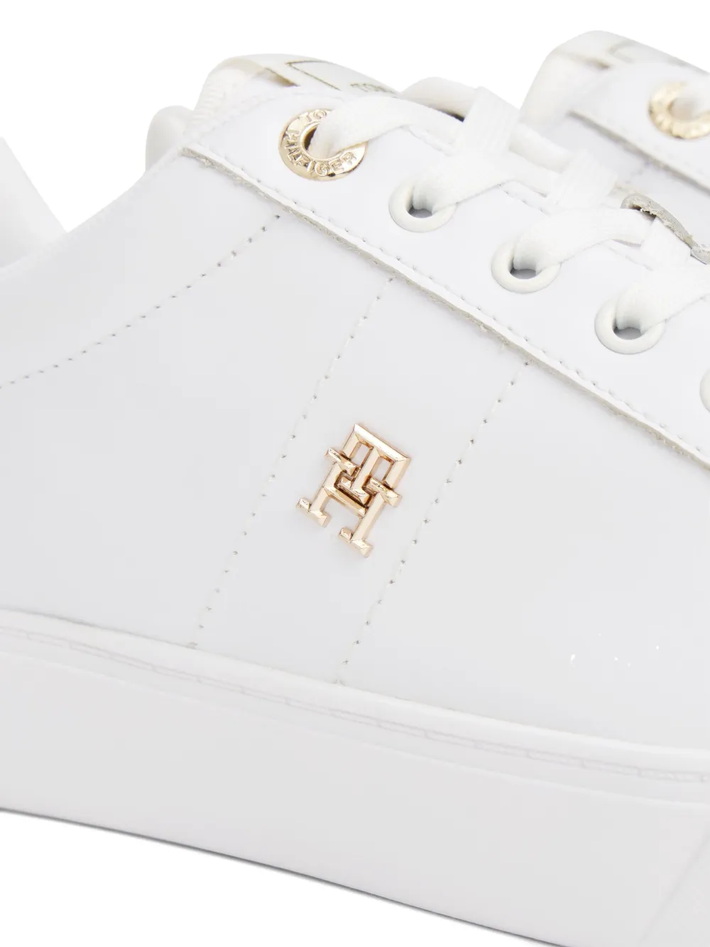 Tommy Hilfiger Leren sneakers Wit