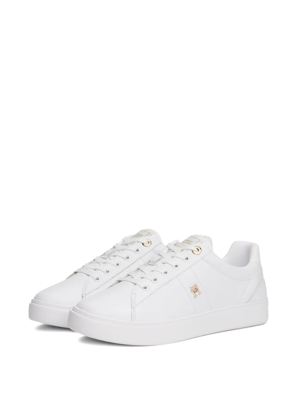 Tommy Hilfiger Leren sneakers - Wit