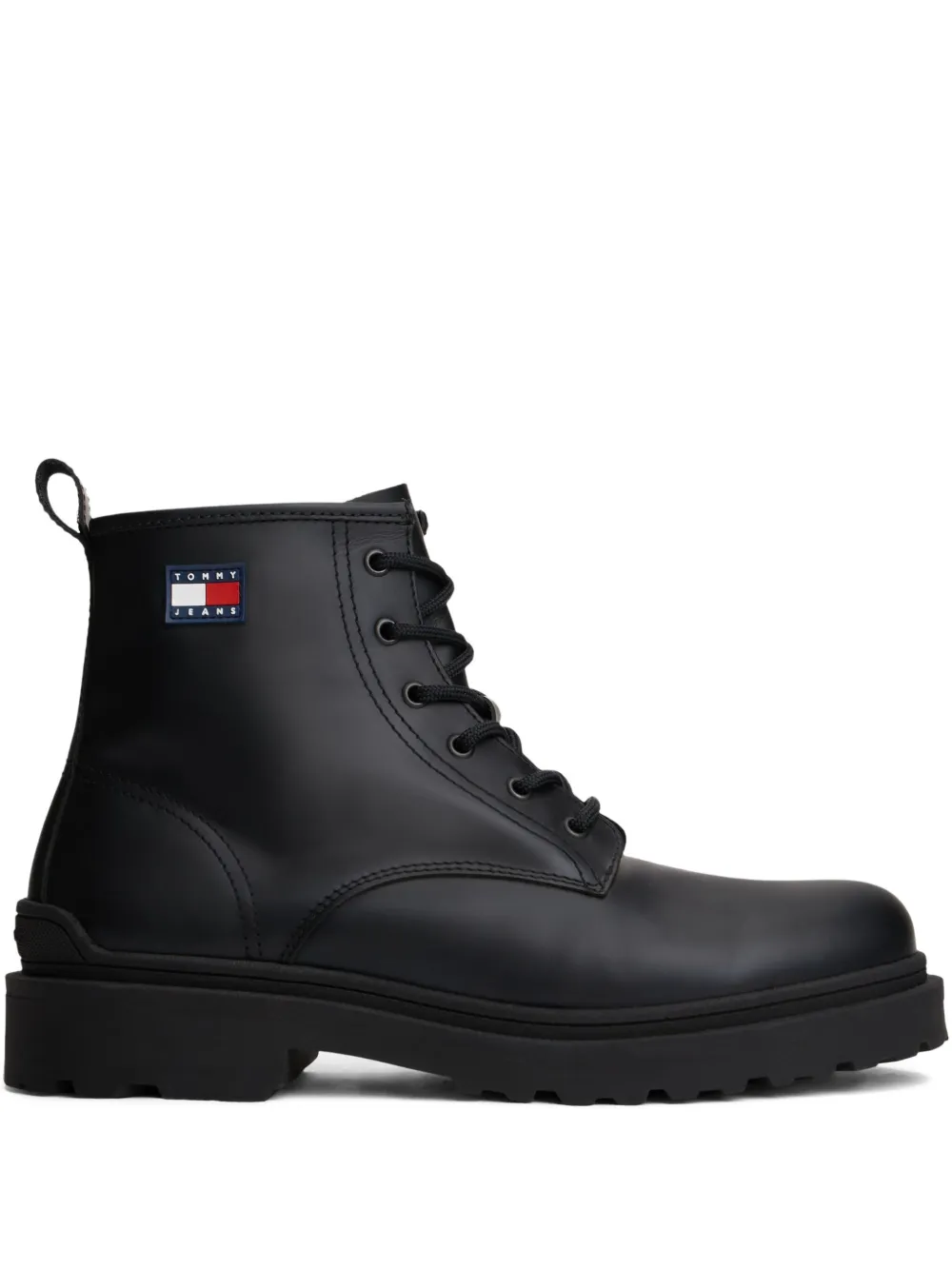 Tommy Hilfiger レースアップ ブーツ - ブラック Tommy Hilfiger レースアップ ブーツ - ブラック