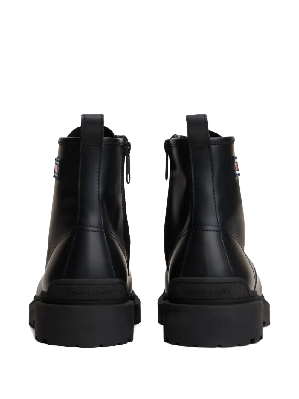 Tommy Hilfiger Veterlaarzen met logodetail Zwart