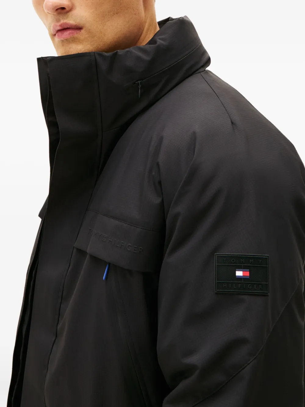 Tommy Hilfiger Jack met ritszak Zwart