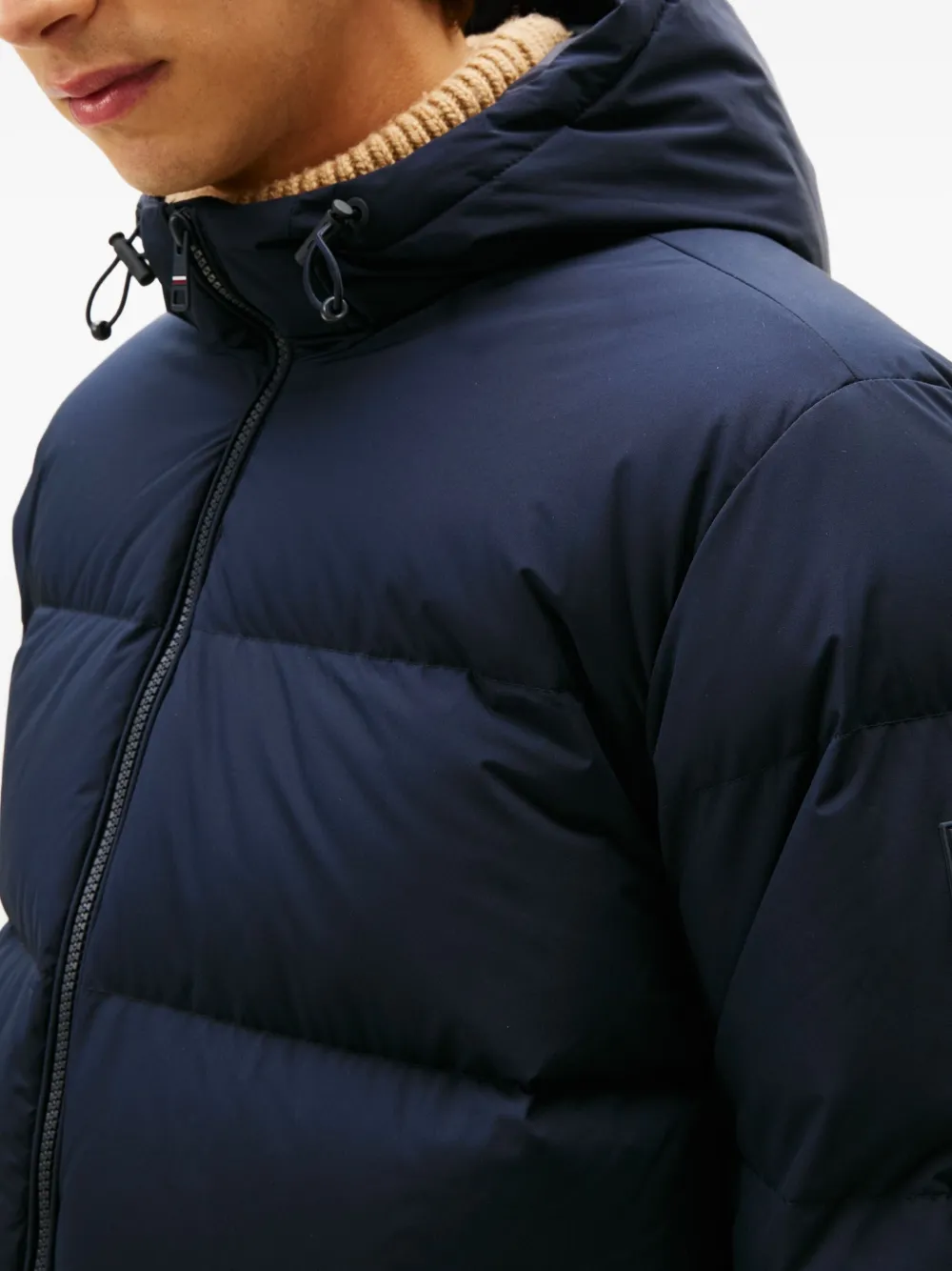 Tommy Hilfiger Gewatteerd jack met capuchon Blauw