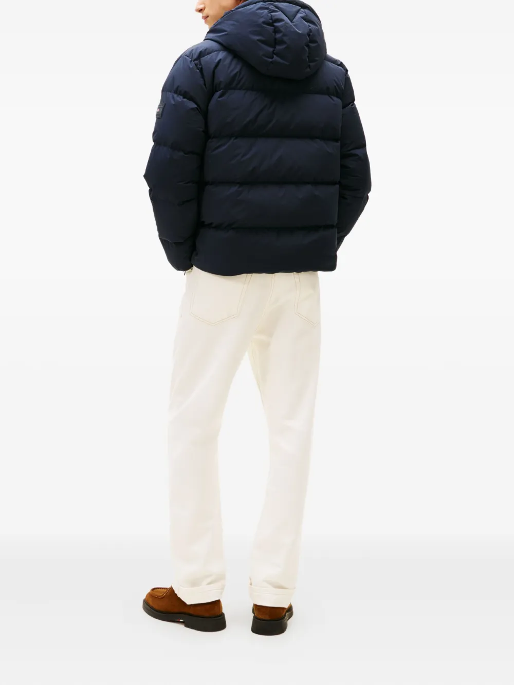 Tommy Hilfiger Gewatteerd jack met capuchon Blauw