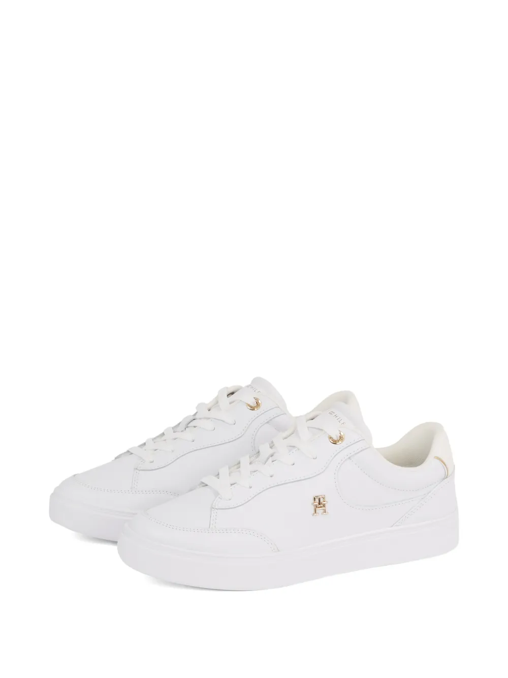 Tommy Hilfiger logo sneakers - Wit