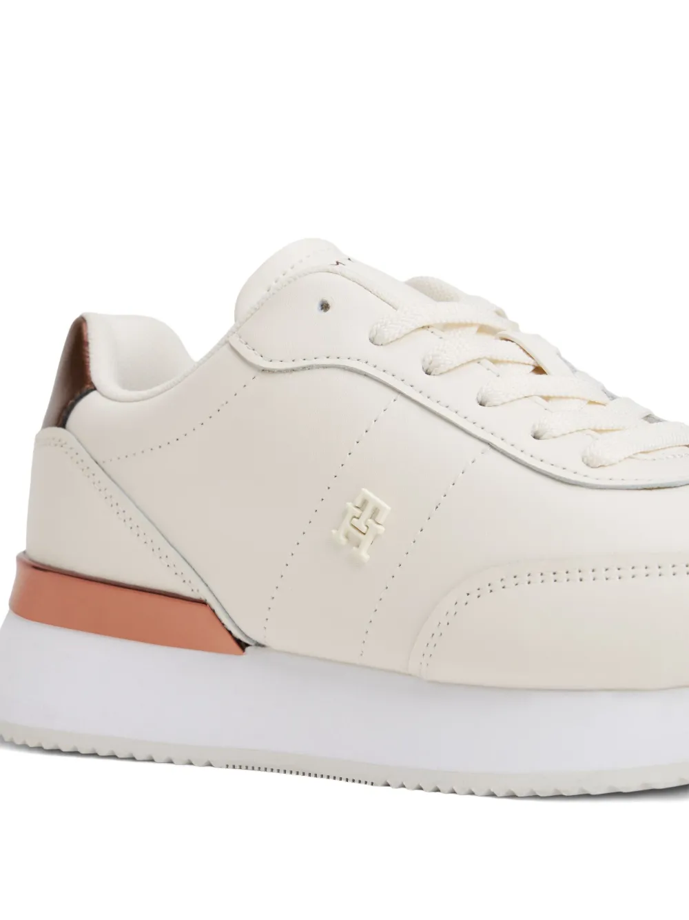 Tommy Hilfiger Metallic-panel Sneakers In Multi