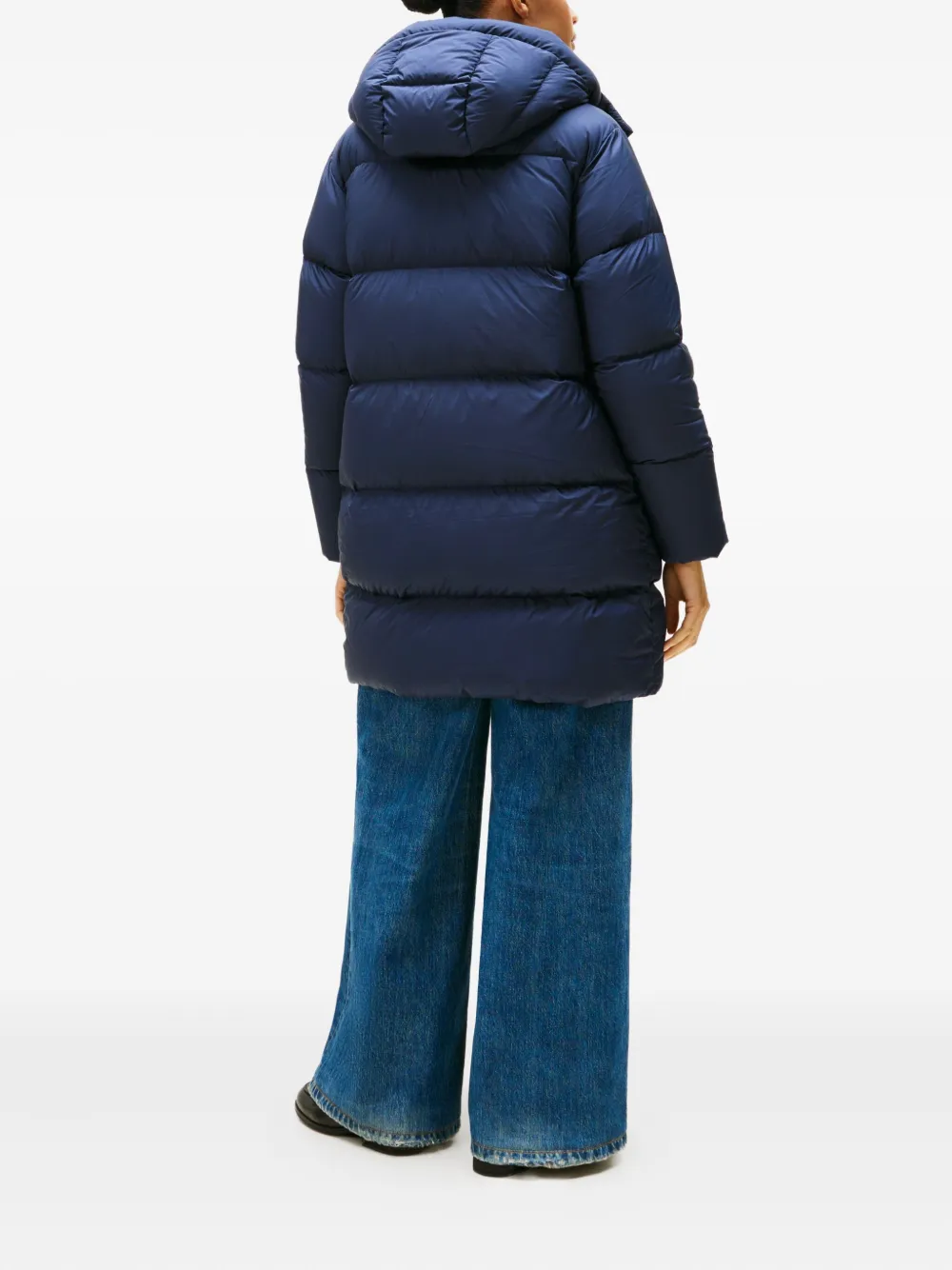 Tommy Hilfiger Gewatteerde jas met capuchon Blauw