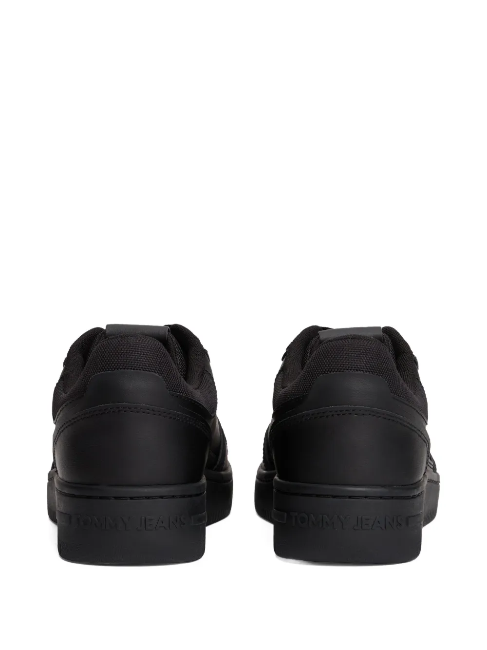 Tommy Hilfiger Perforated-detail Sneakers In Black