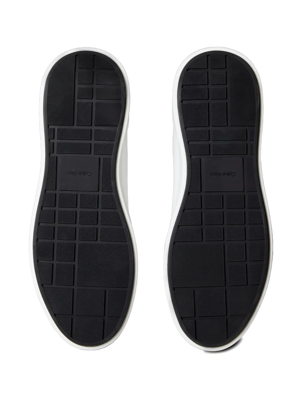 Calvin Klein Lace-up Sneakers In White