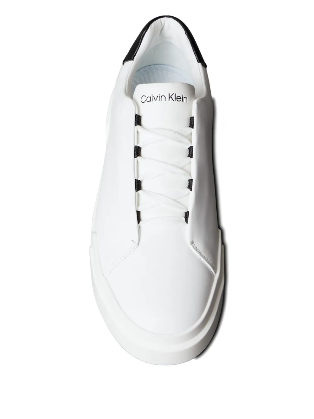 Calvin Klein Lace-up Sneakers In White
