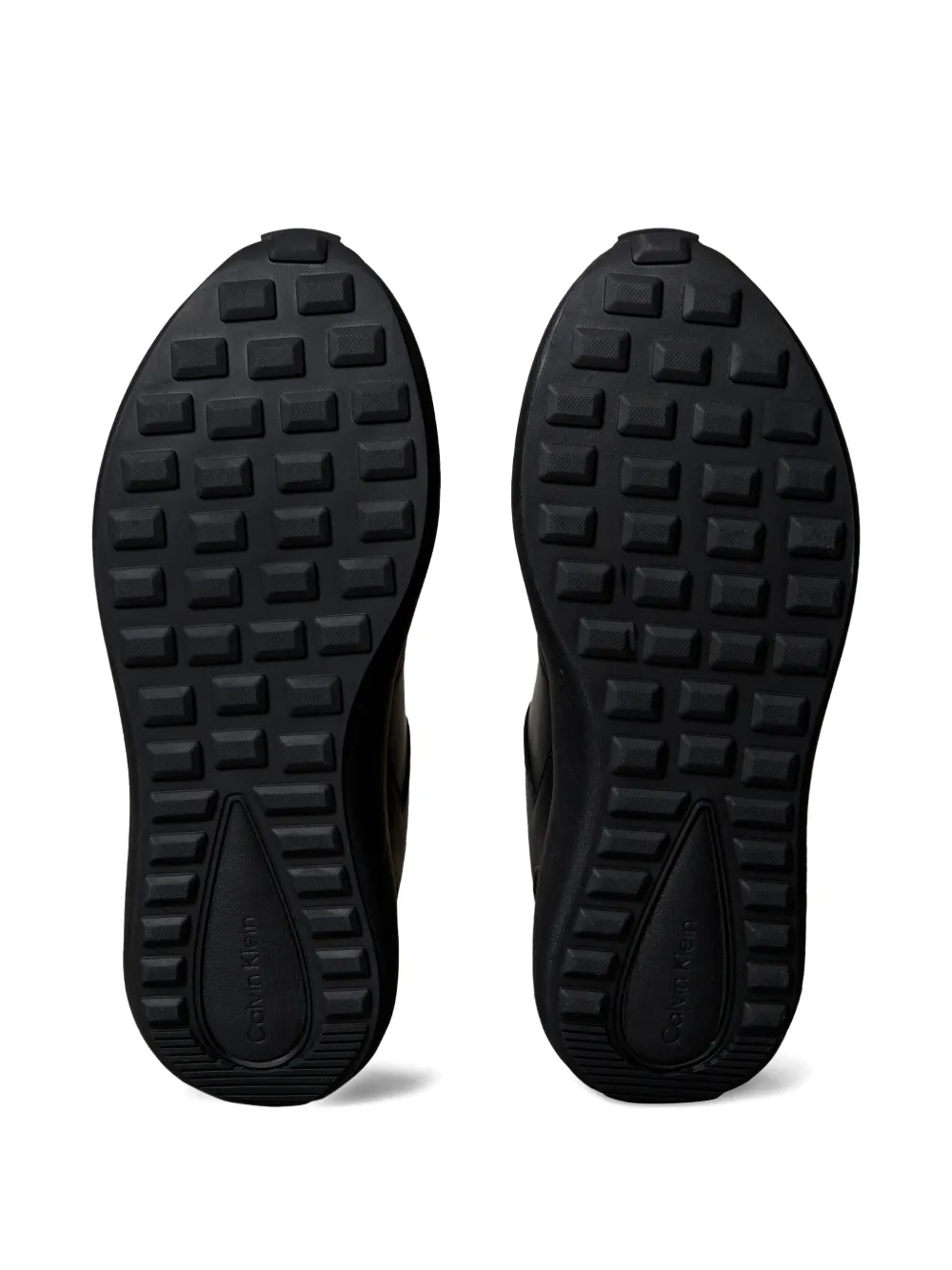 Calvin Klein Leren sneakers Zwart