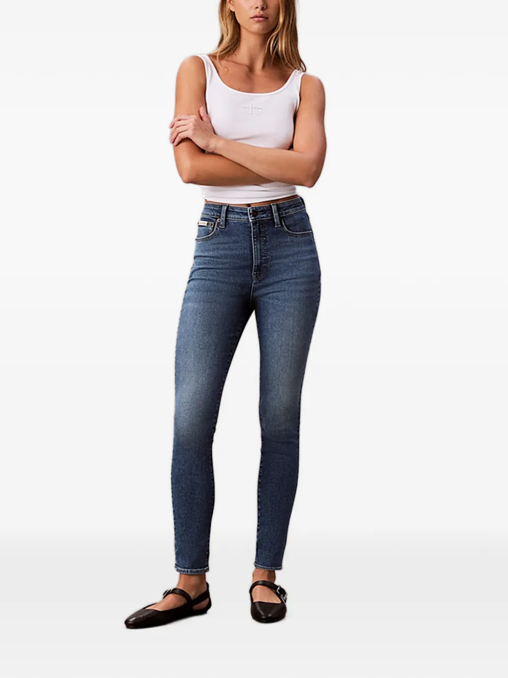 Calvin Klein Jeans Skinny jeans Blauw