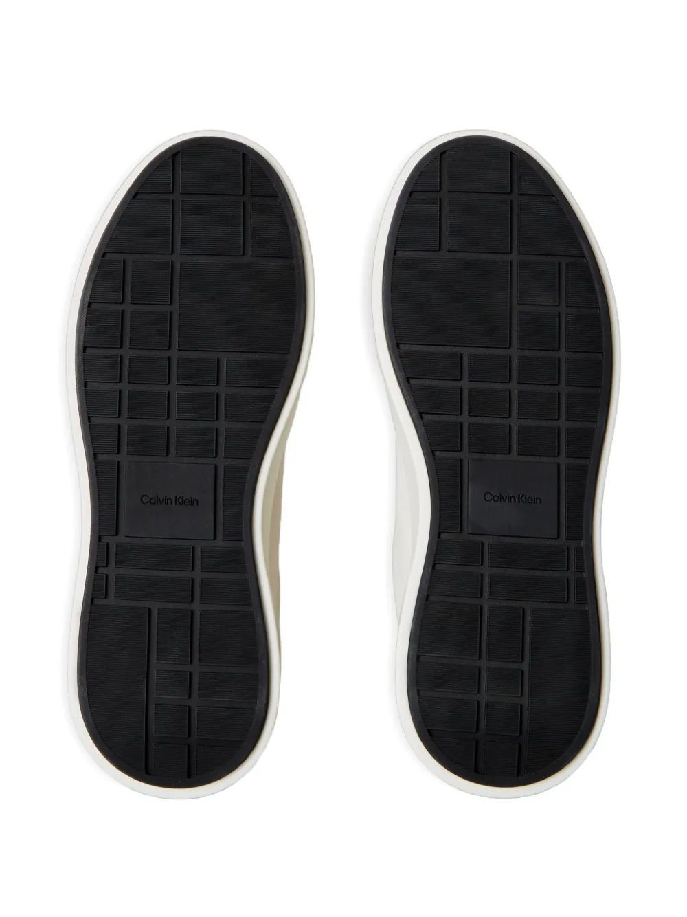 Calvin Klein Nyc Suede Sneakers In Neutral