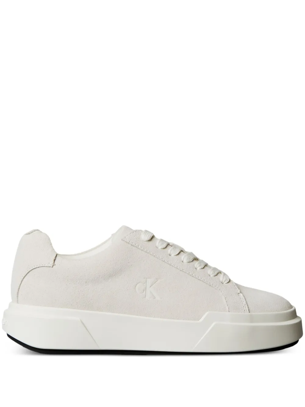 Calvin Klein baskets NYC en daim | tons neutres | Image 1