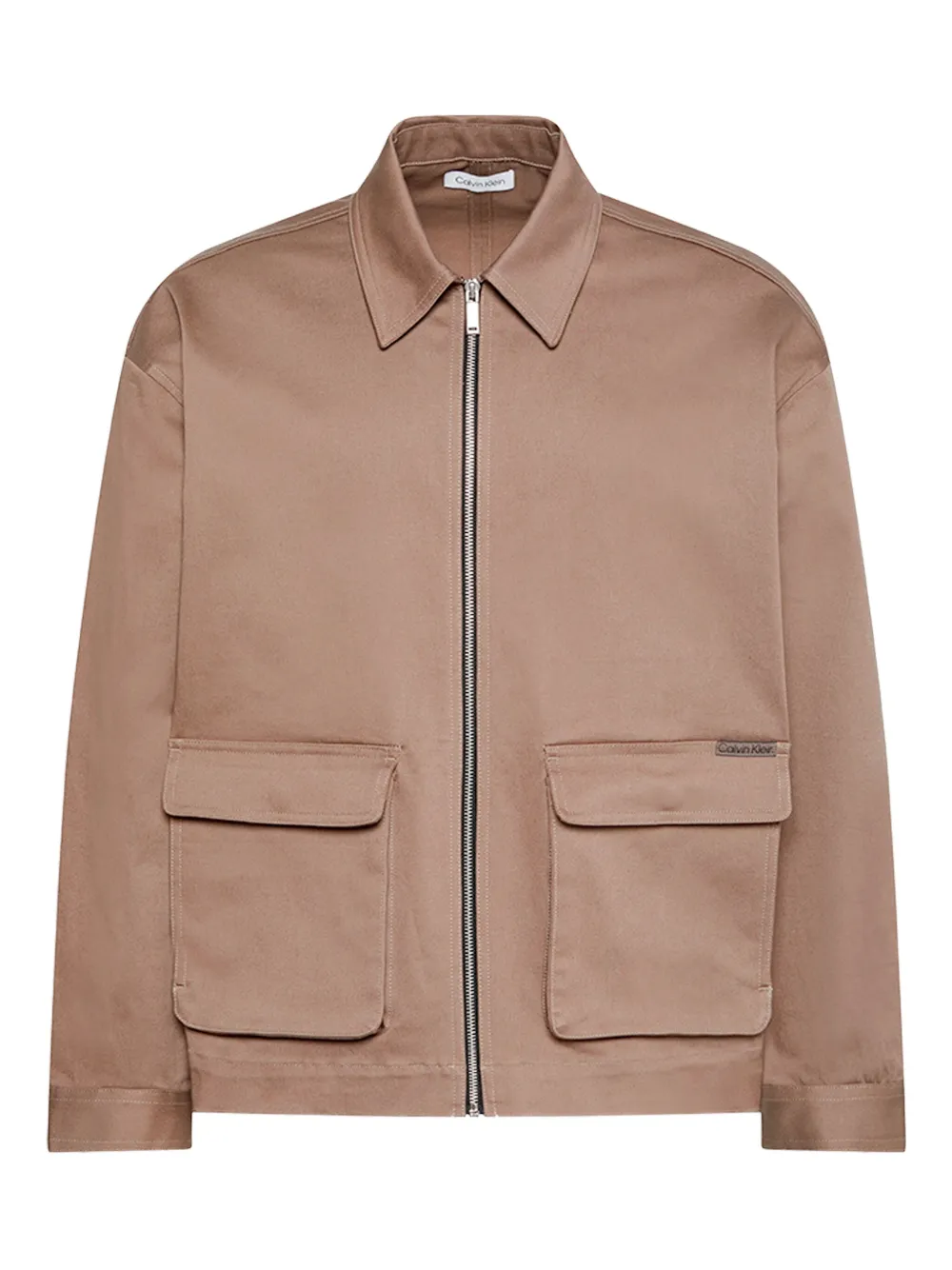 Calvin Klein Jeans chamarra con bolsillo y cierre | neutro | Image 1