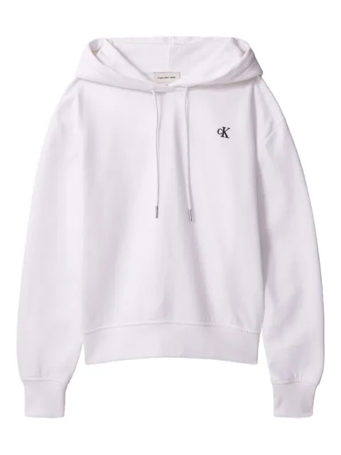 Calvin Klein Jeans embroidered logo hoodie