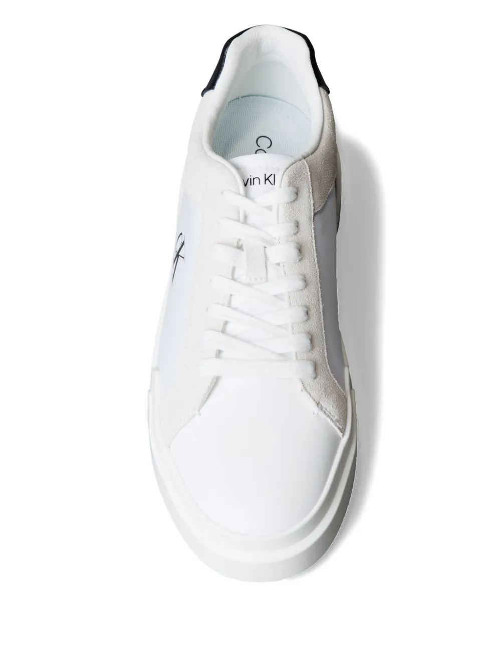 Calvin Klein Jeans Est.1978 Logo Sneakers In White