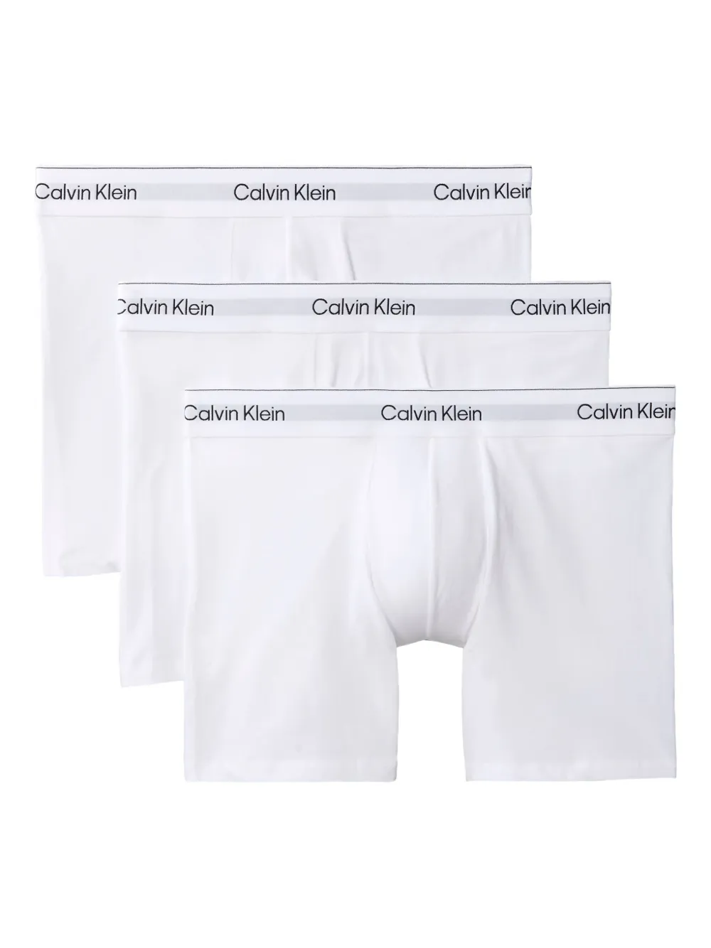 Calvin Klein Underwear logo-waistband boxers (pack of three) - Bianco