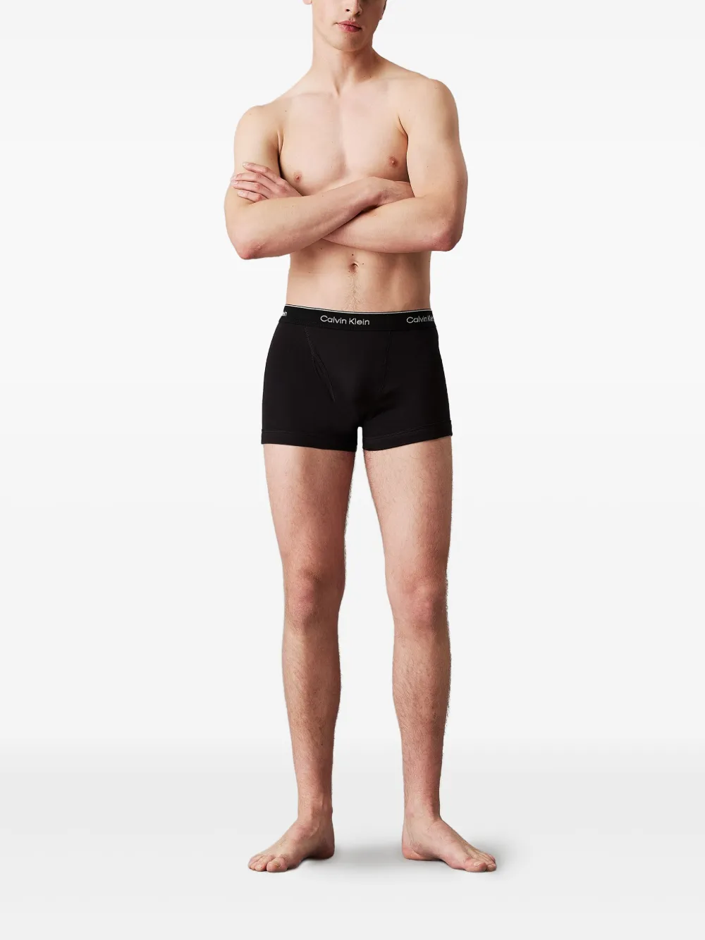 Calvin Klein Underwear logo-waistband boxers (pack of three) | Image 2