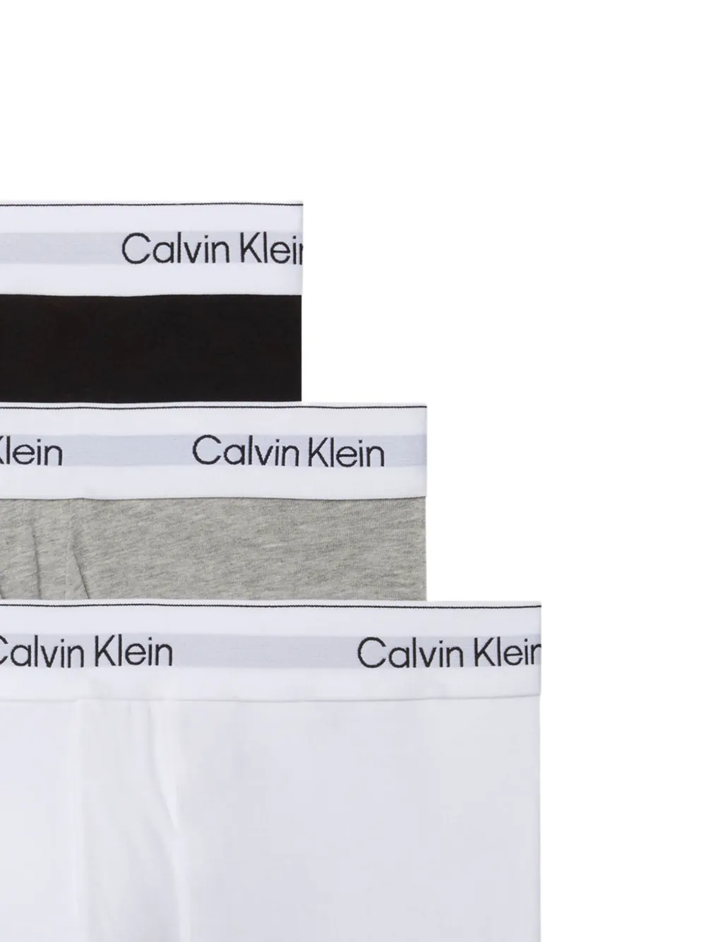 Calvin Klein Underwear Drie boxershorts met logoprint Grijs