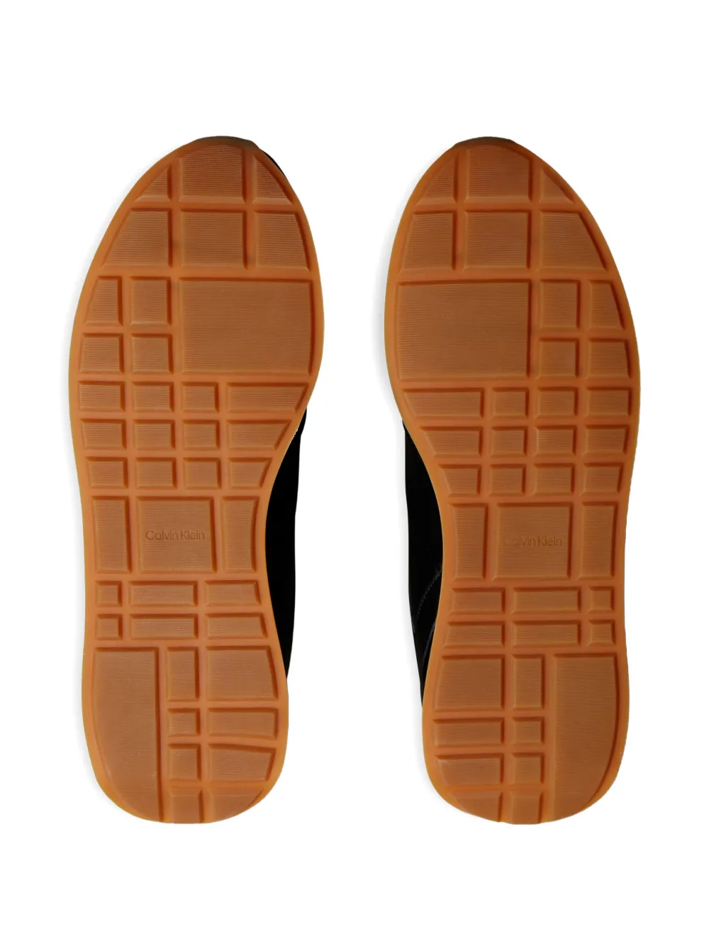 Calvin Klein Lace-up Sneakers In Black