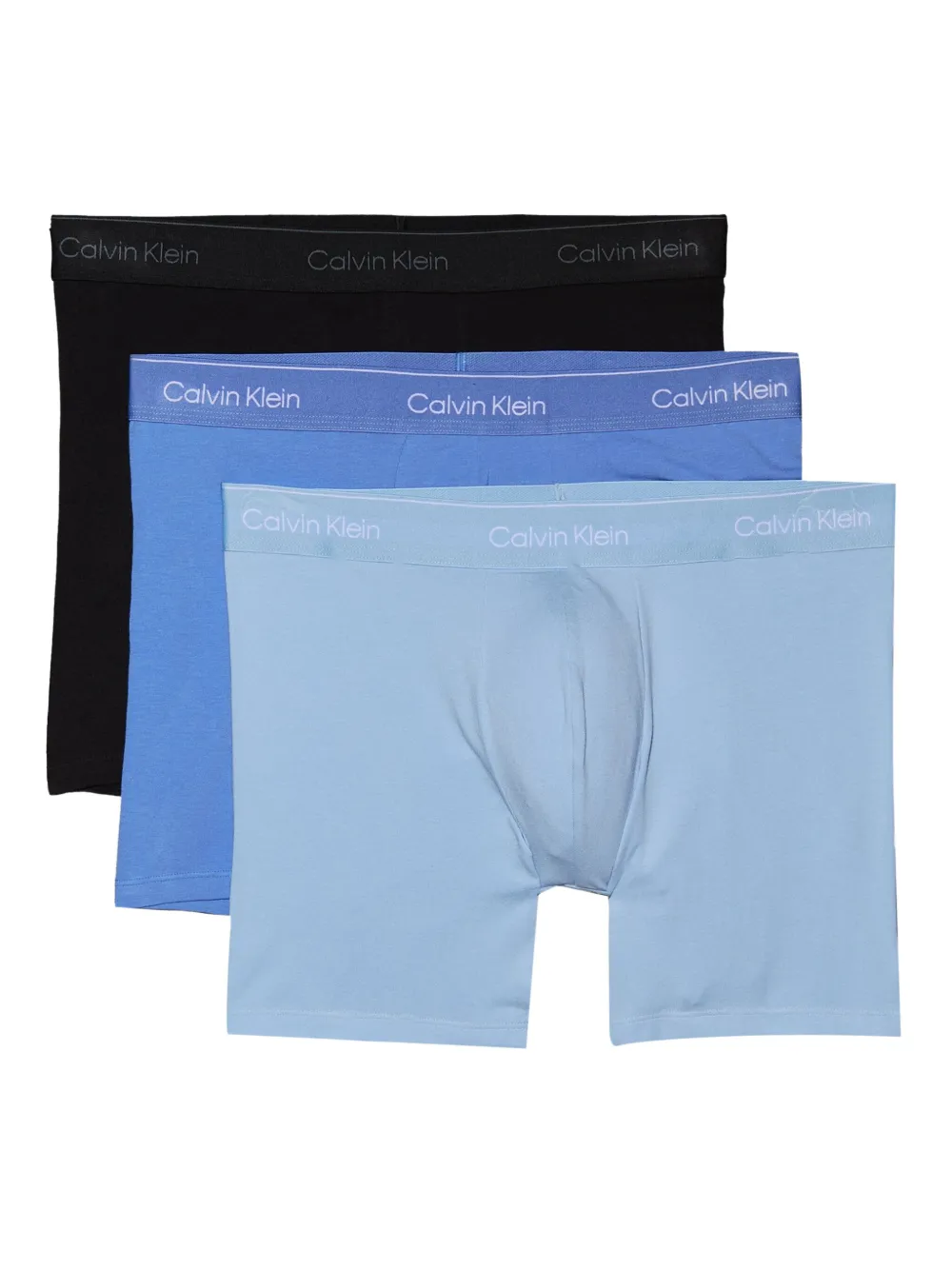 Calvin Klein Underwear logo waistband boxers (pack of three) - Nero