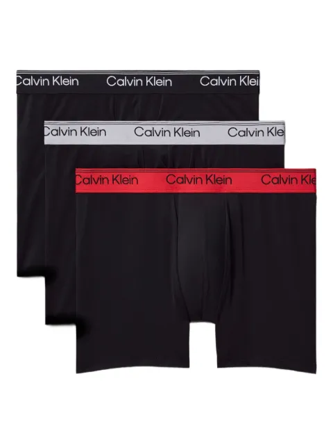 Calvin Klein Underwear logo-waistband boxers (pack of three)