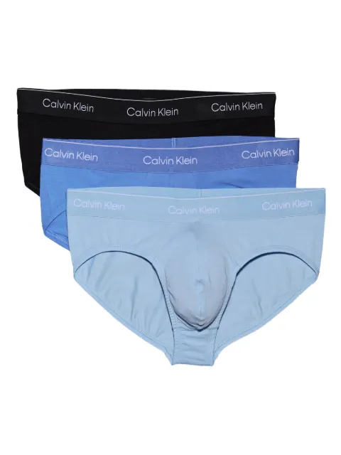 Calvin Klein Underwear logo-waistband briefs (pack of three)