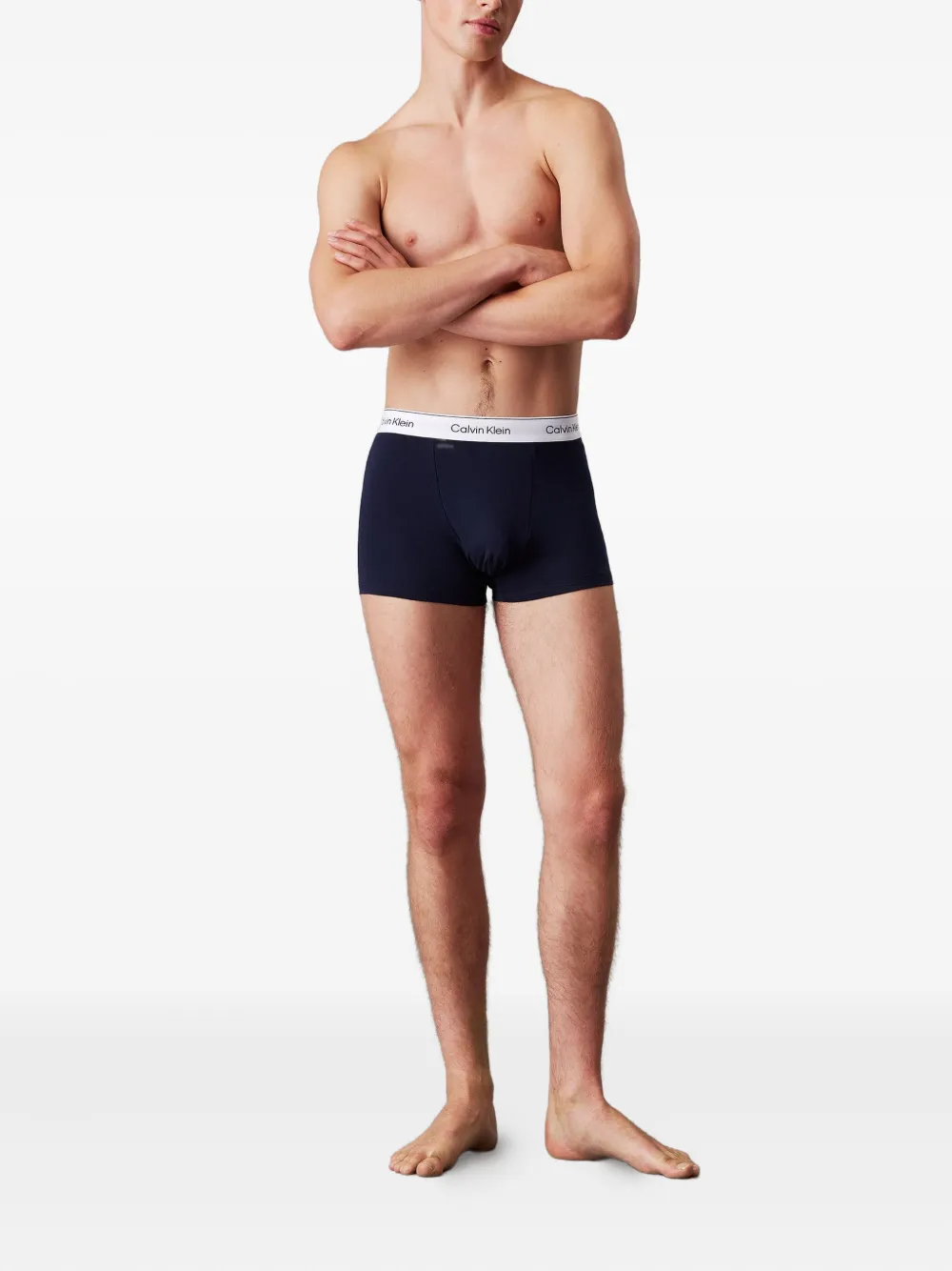 Calvin Klein 아이콘 로고 웨이스트밴드 복서 브리프 3팩 세트 | Image 2