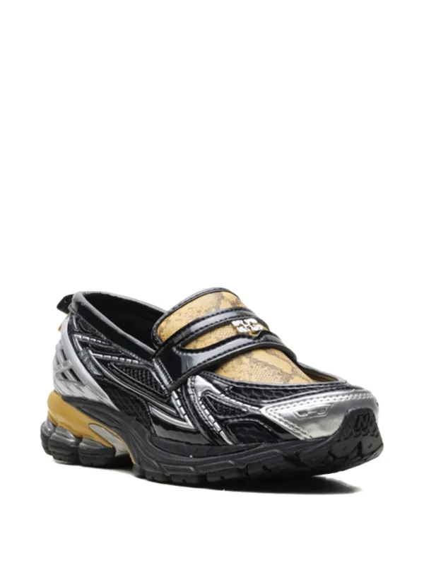 New Balance x Ganni 1906L snake-print Sneakers | Black | FARFETCH