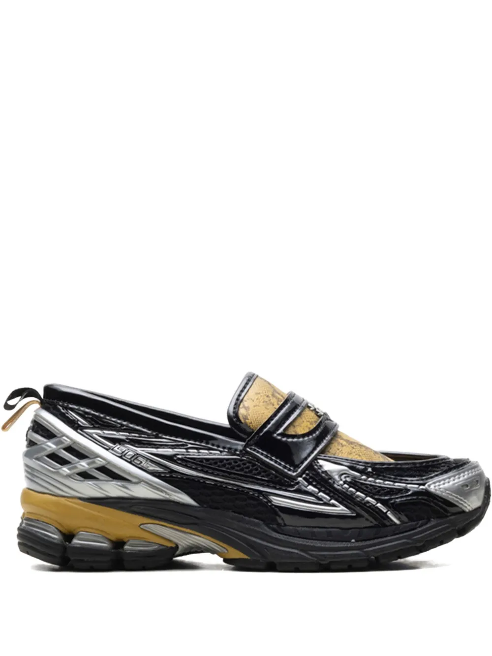 New Balance x Ganni 1906L snake-print sneakers - ブラック