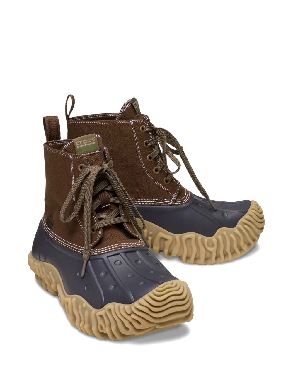Crocs x Salehe Bembury Cypress lace-up boots Bruin