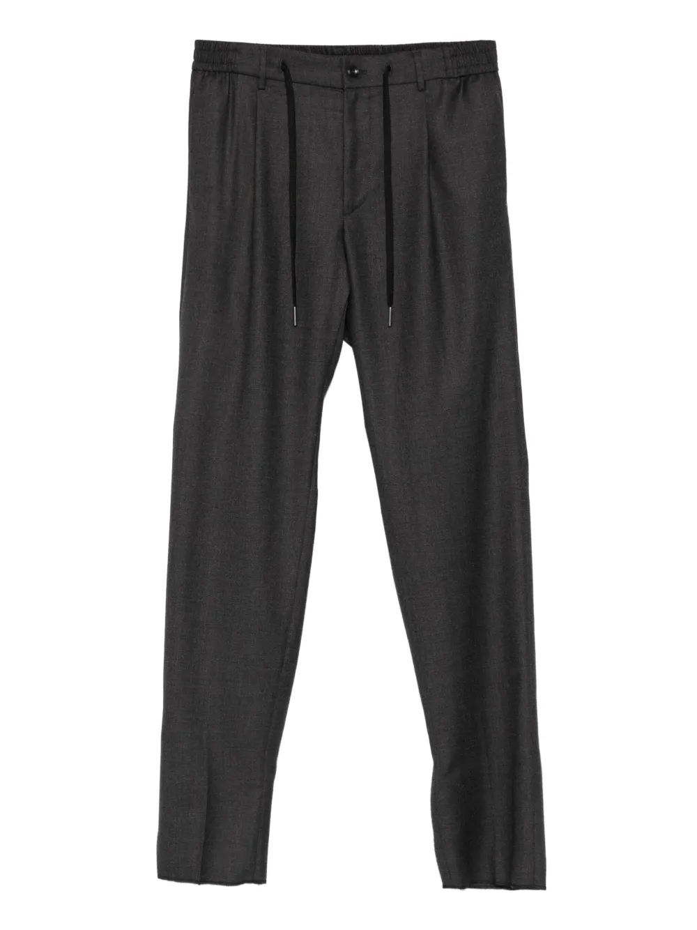 Tagliatore drawstring pleated trousers | Grey | Image 1