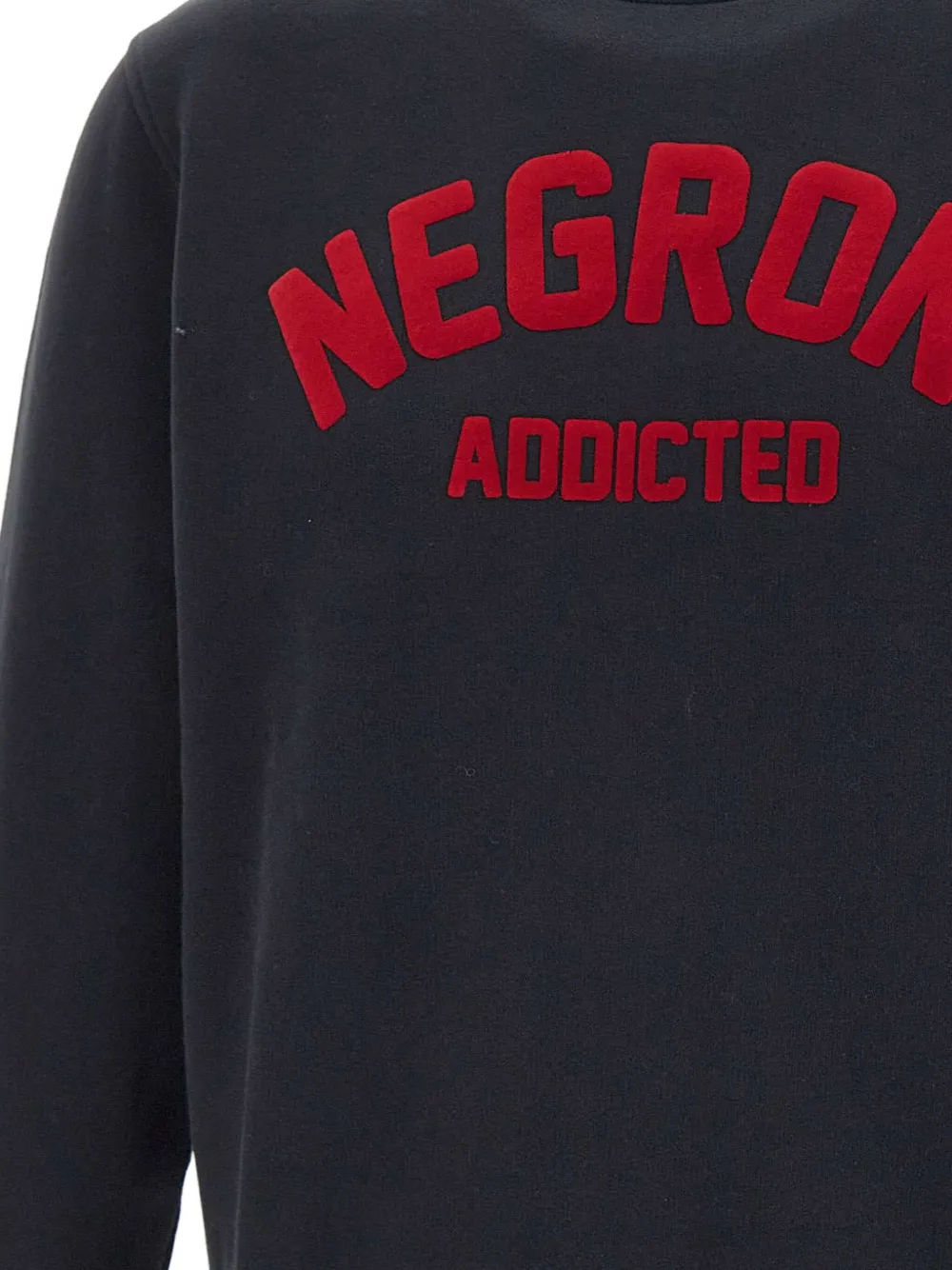 Mc2 Saint Barth Soho Negroni Crew-neck Sweatear In Black