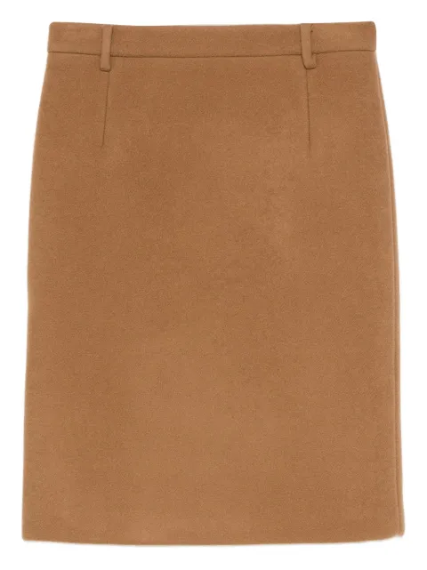 Nº21 belt-loops midi skirt
