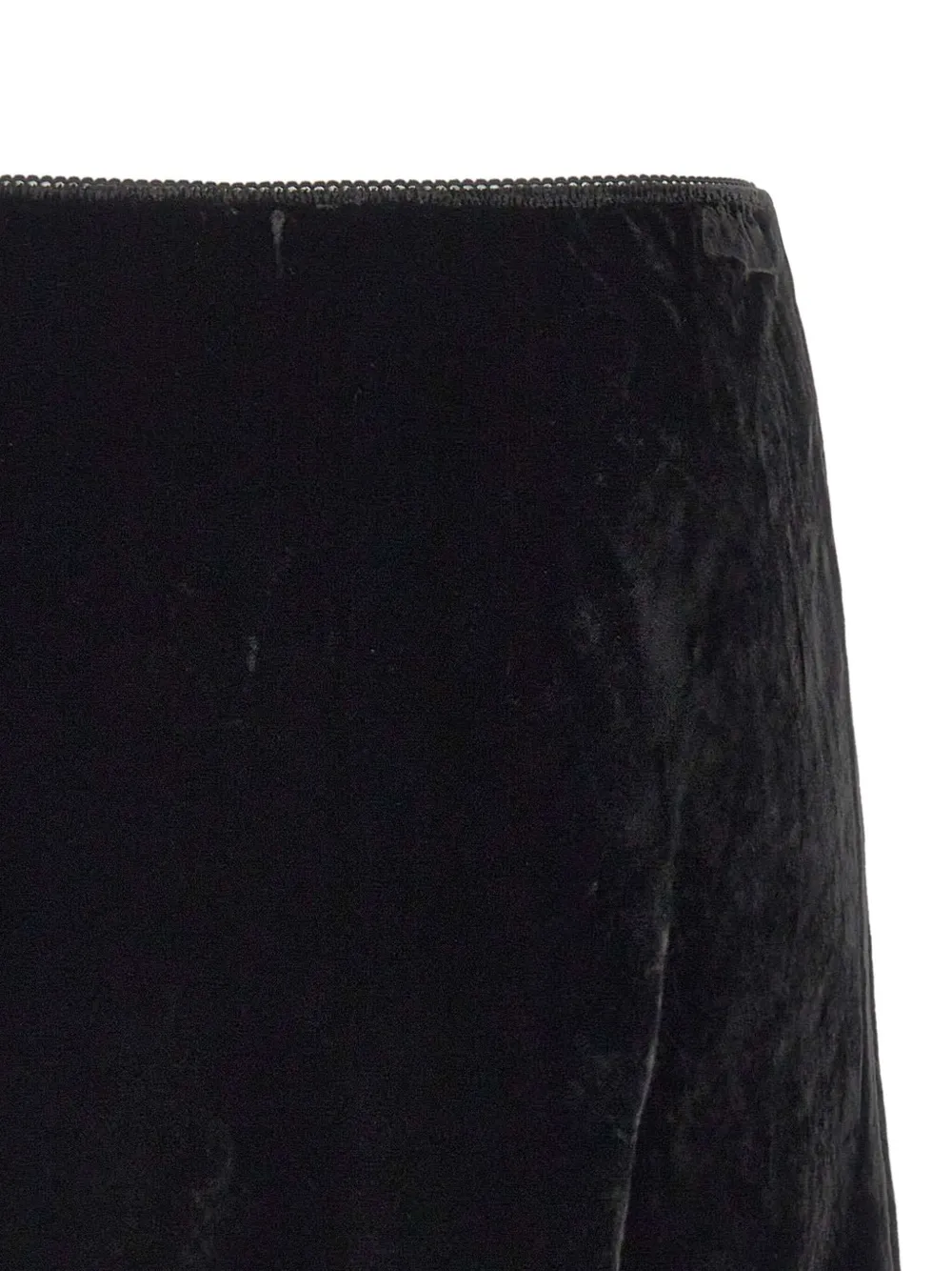 Rixo Kornelia rok met kanten afwerking Zwart