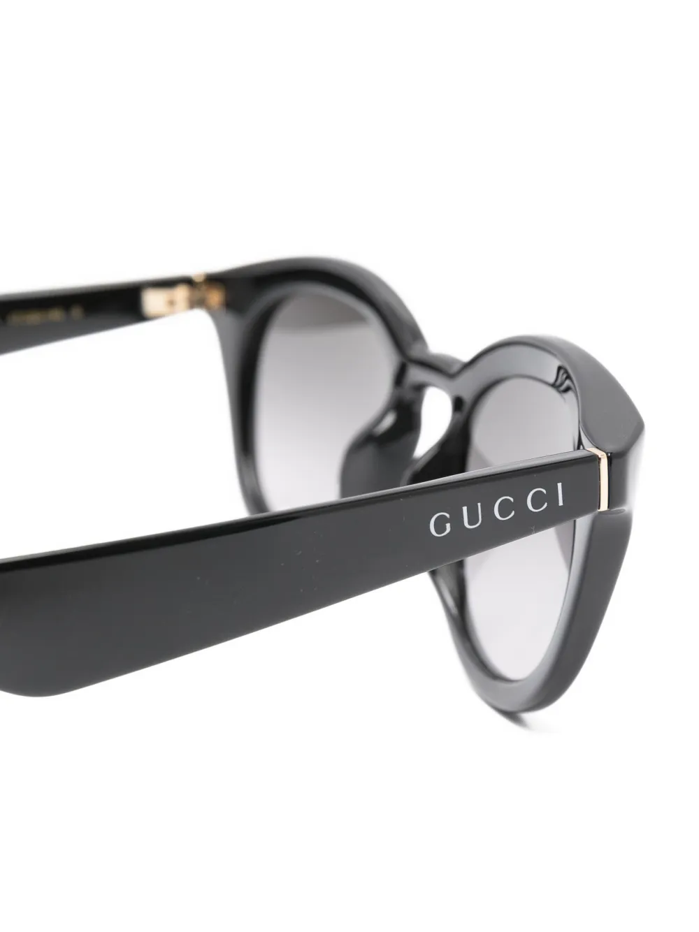 Gucci Eyewear Zonnebril met logodetail Zwart