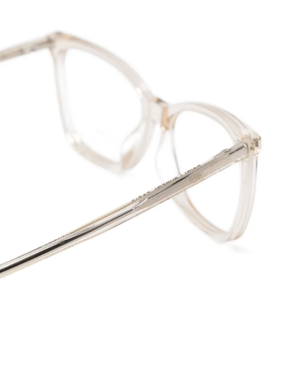 Saint Laurent Eyewear Bril met vierkant montuur Geel