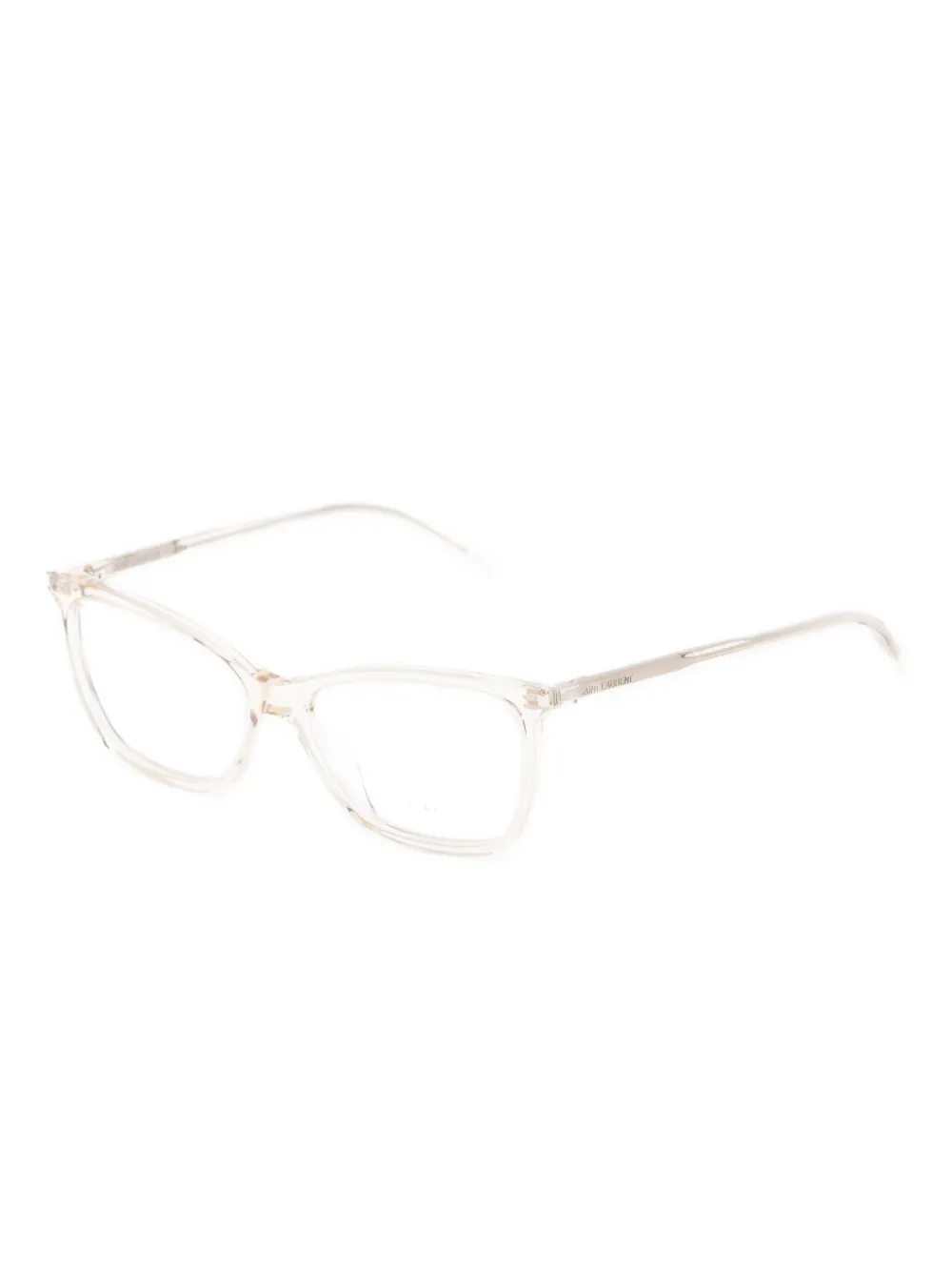 Saint Laurent Square-frame Glasses In White