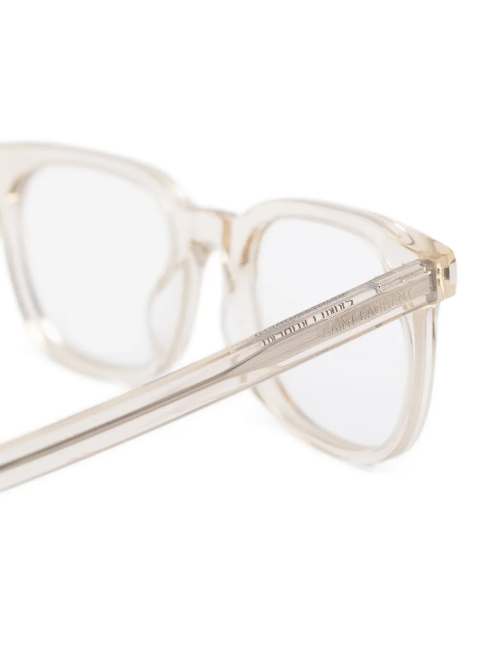 Saint Laurent Eyewear Bril met vierkant montuur Geel