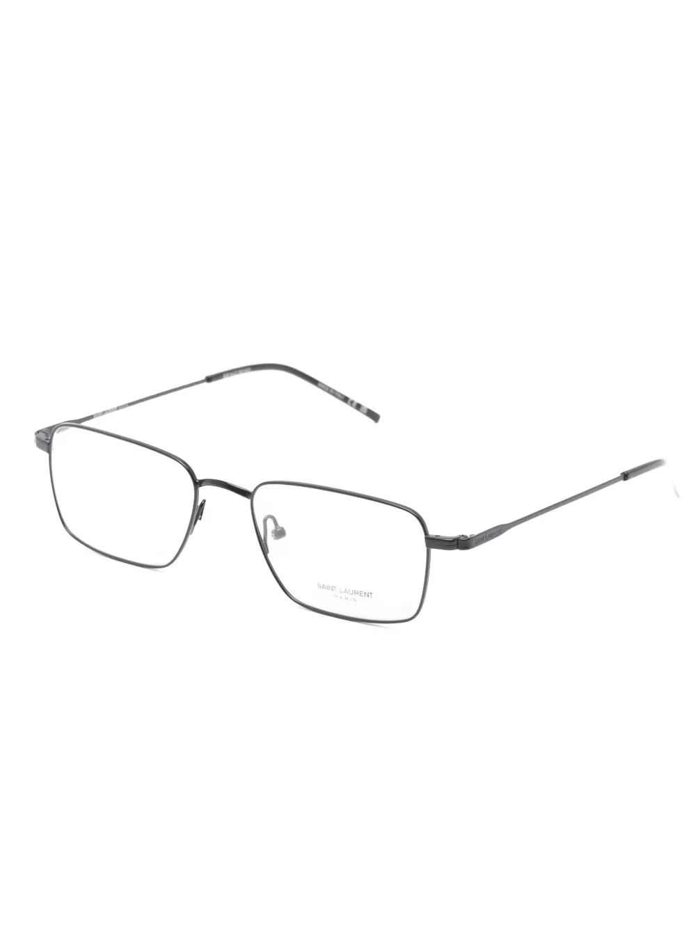 Saint Laurent Rectangle-frame Glasses In Black