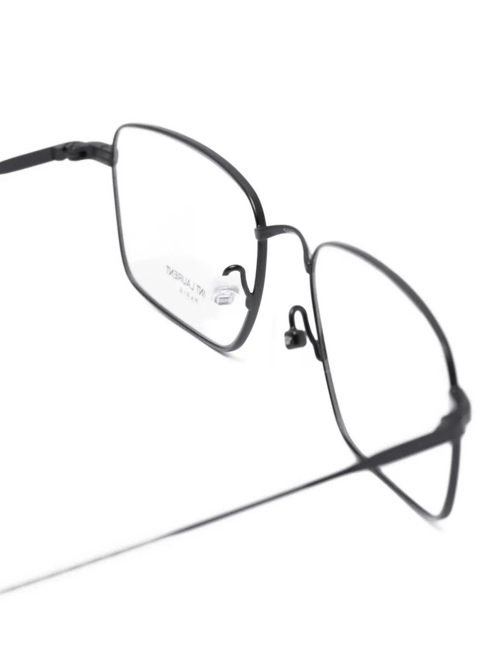 Saint Laurent Rectangle-frame Glasses In Black