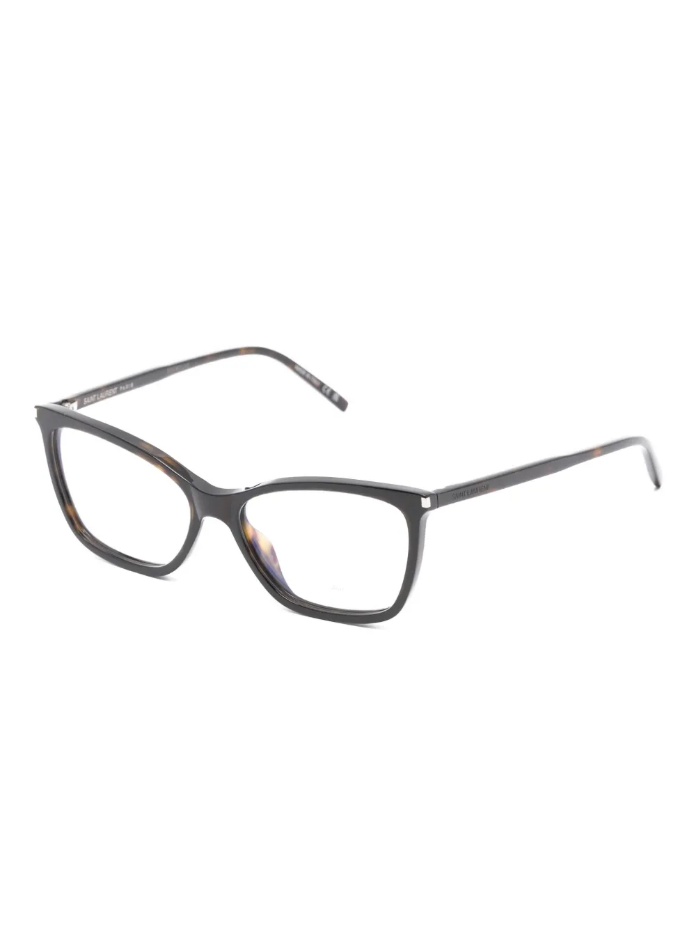 Saint Laurent Rectangle-frame Glasses In Black