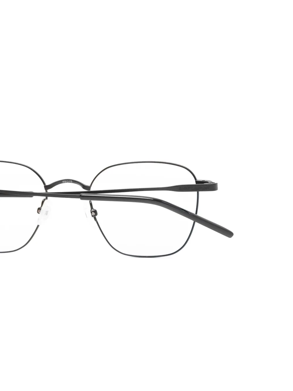 Saint Laurent Eyewear Bril met logodetail Zwart