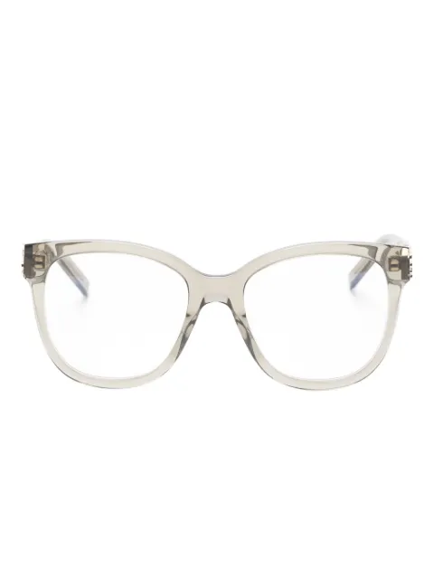 Saint Laurent Eyewear logo-plaque glasses