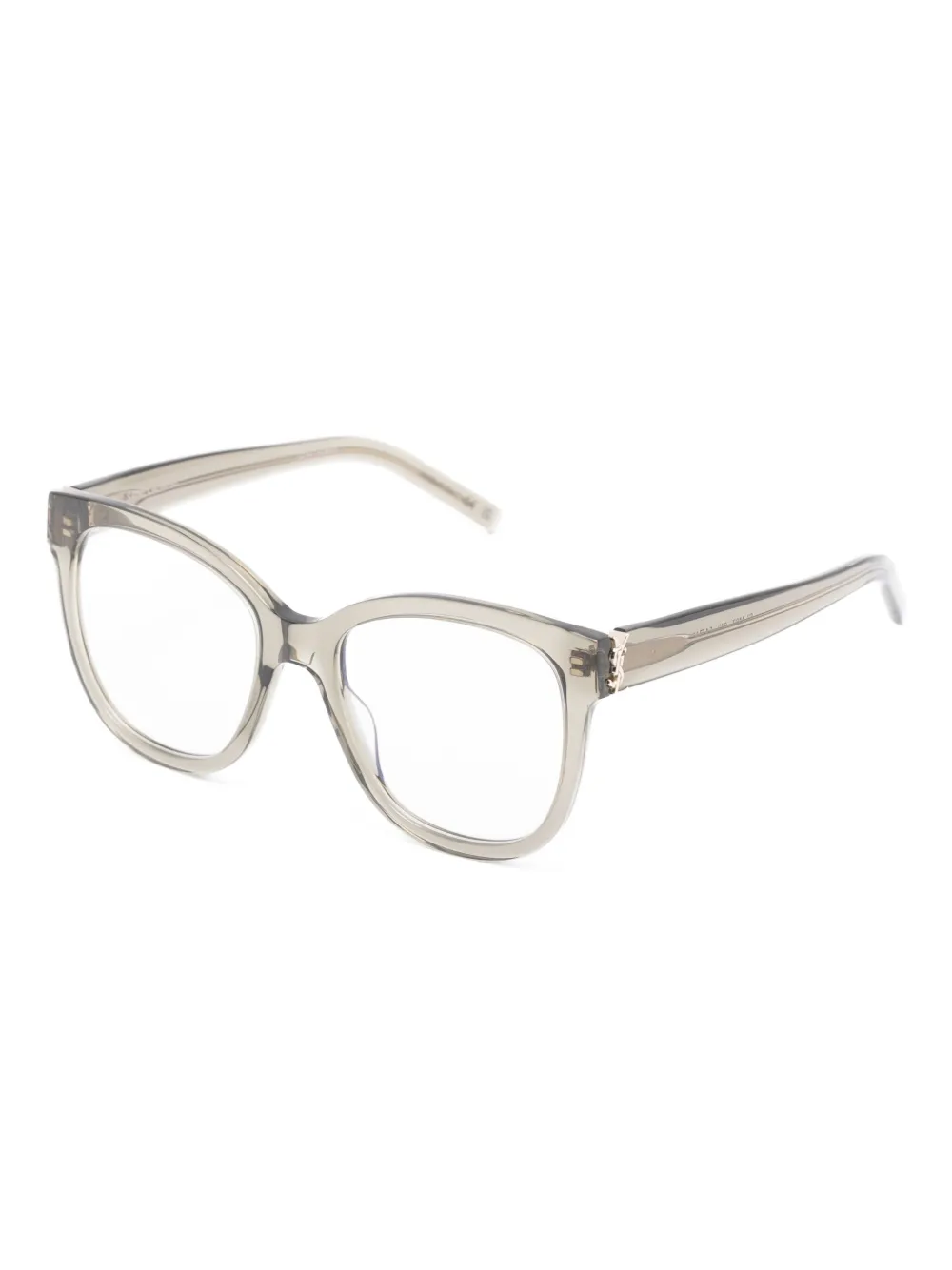 Saint Laurent Eyewear lunettes de vue à plaque logo | Homme | Image 2