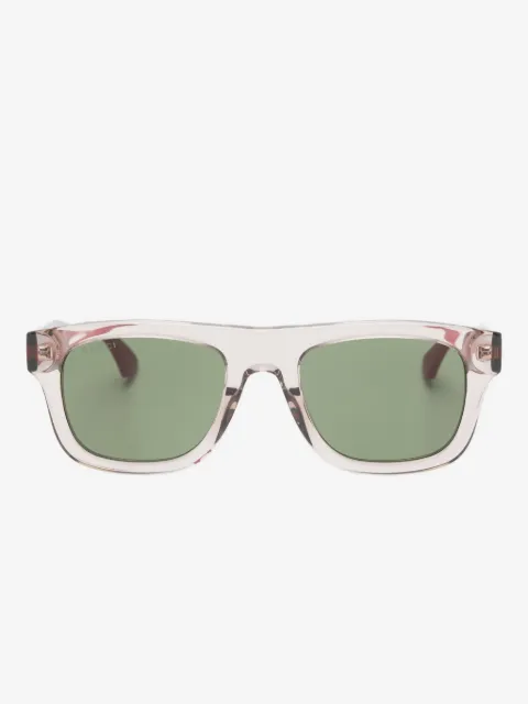 Gucci Eyewear stripe rectangle-frame sunglasses