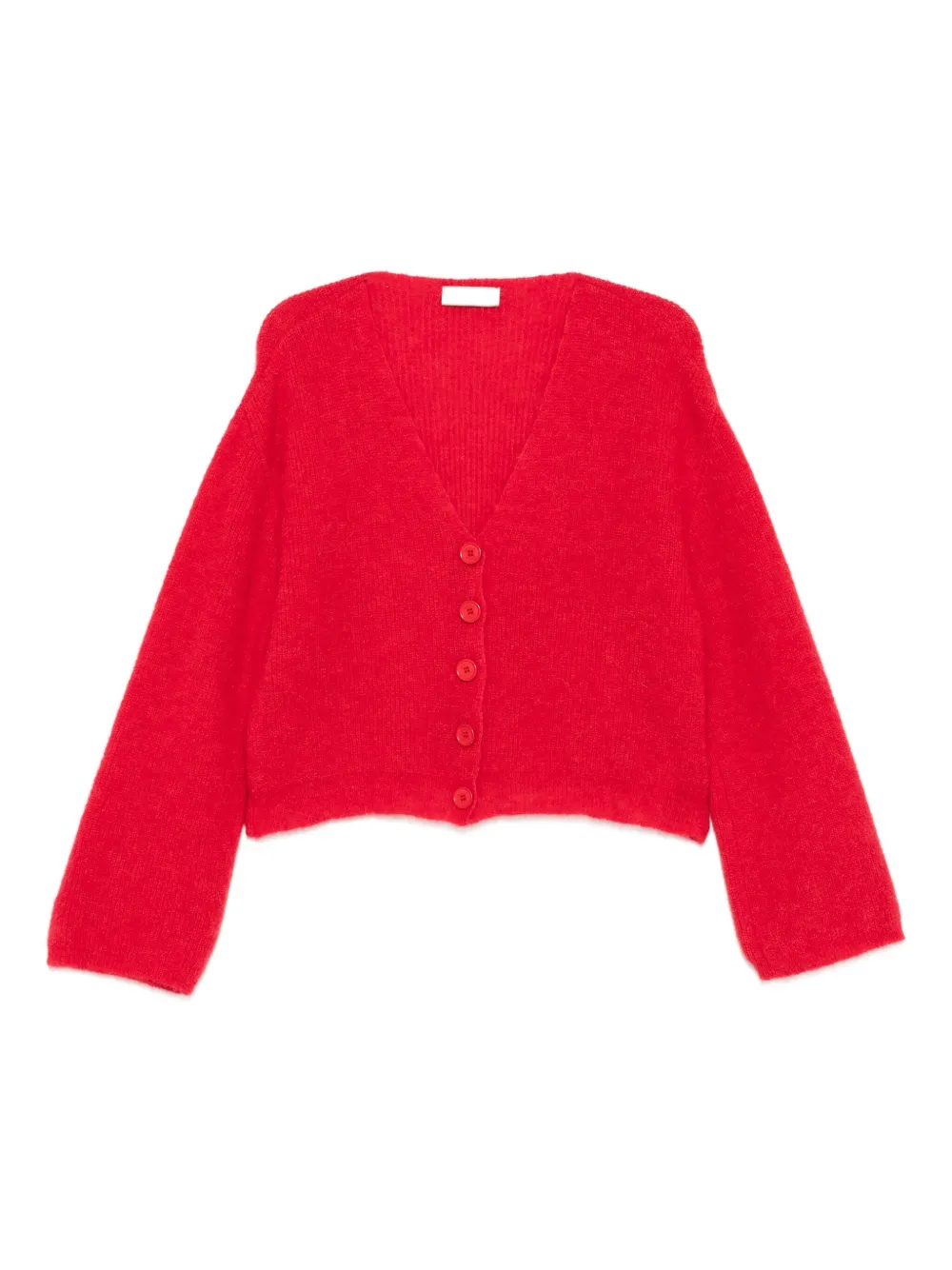 Akep cárdigan con cuello en V | rojo | Image 1