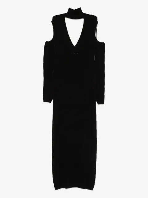 Akep Gestricktes Midikleid